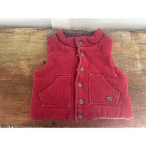 Vintage Playup 18 month rust red vest